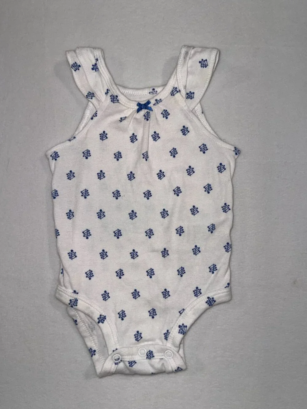 Carter’s Baby Girl Onesie Bundle of 3 | Floral & “Cutie” Bodysuits | Size 6M